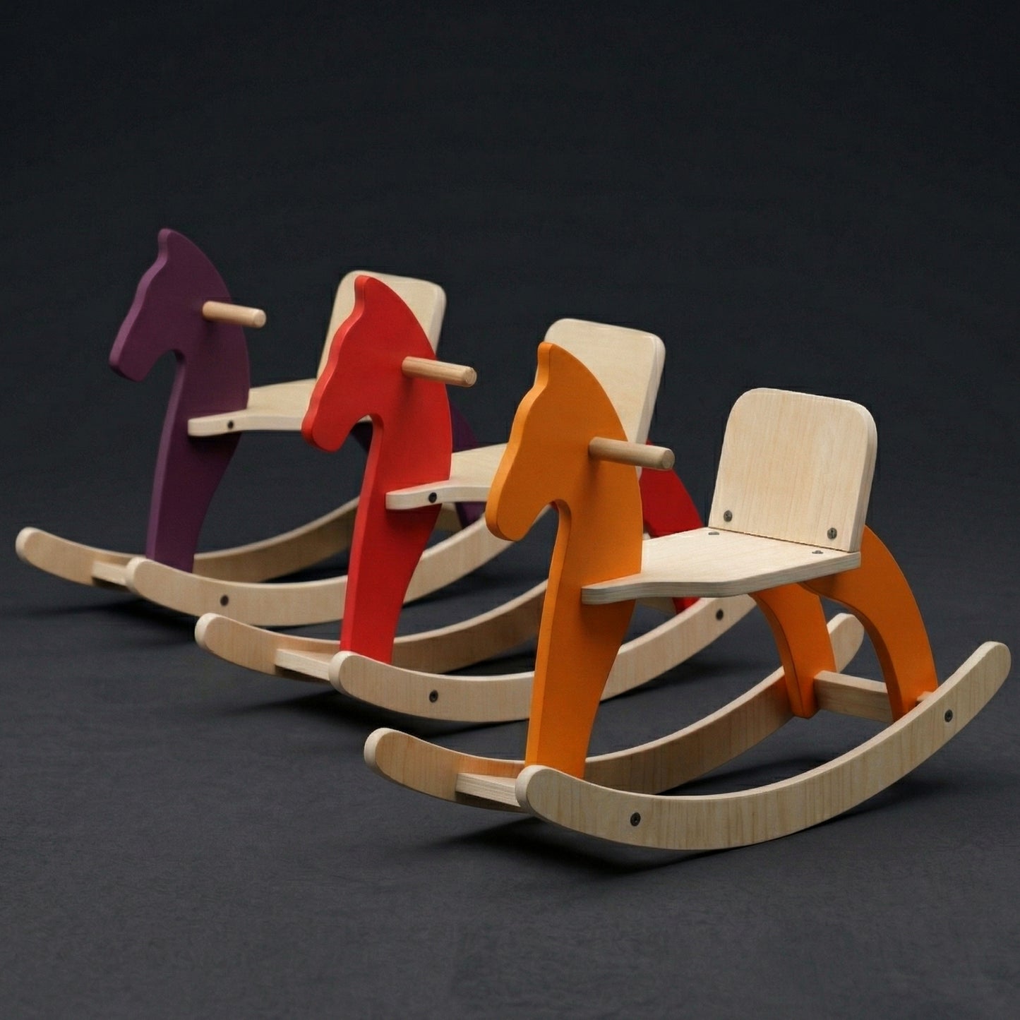 Googoos Handmade Traditional Wooden Rocking Horse (Chetak)