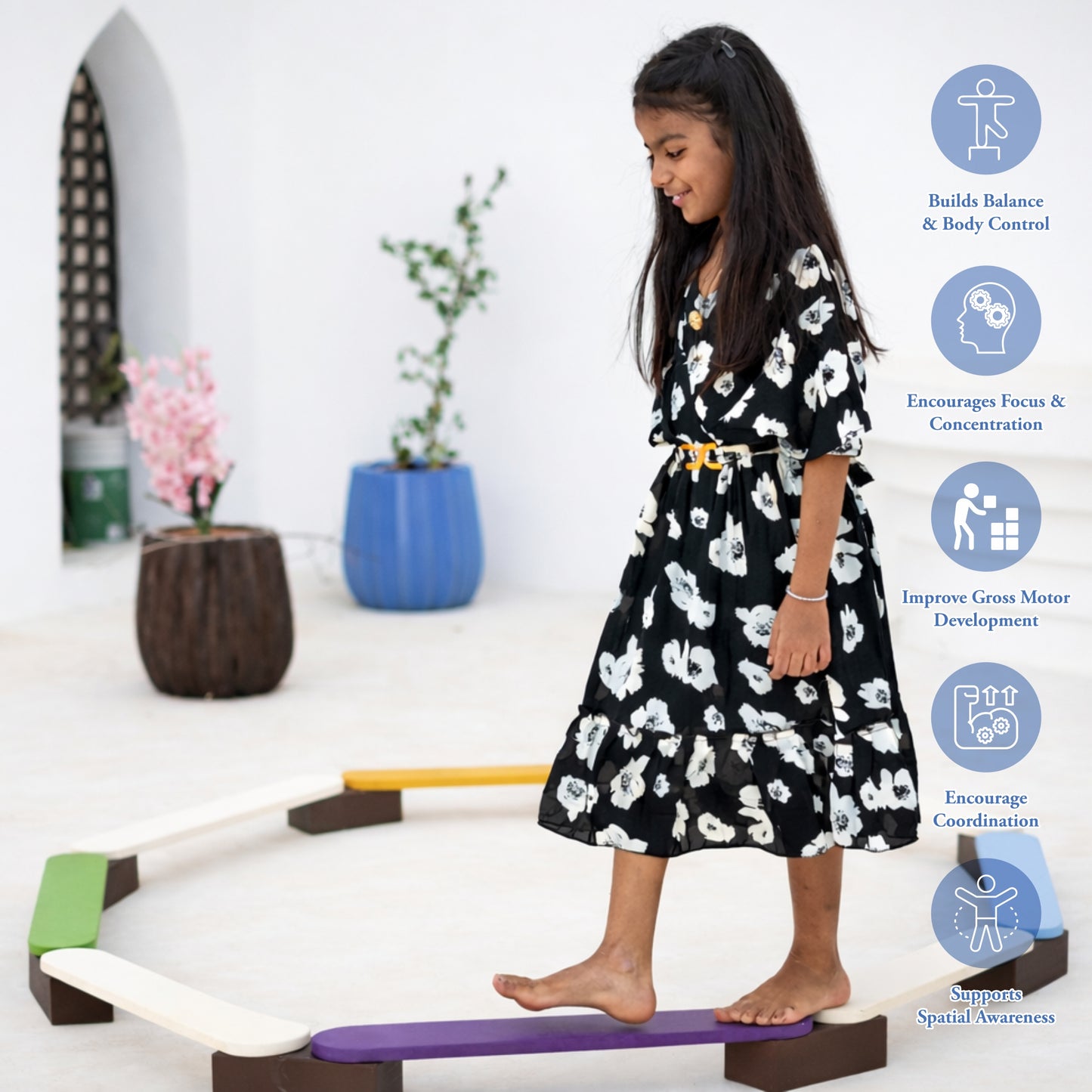 Googoos Wooden Balancing Beam