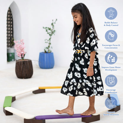 Googoos Wooden Balancing Beam