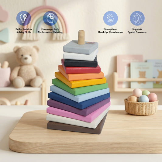 Googoos Wooden Stacking Toy (Pyramid)
