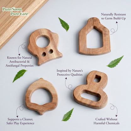 Googoos Neem Wooden Teether
