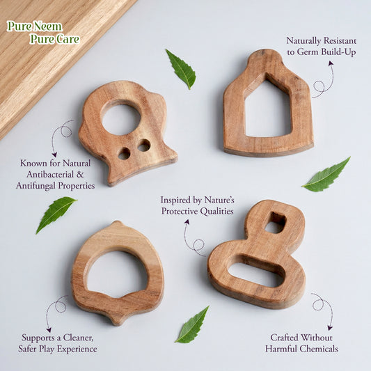 Googoos Neem Wooden Teether