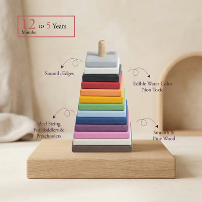 Googoos Wooden Stacking Toy (Pyramid)