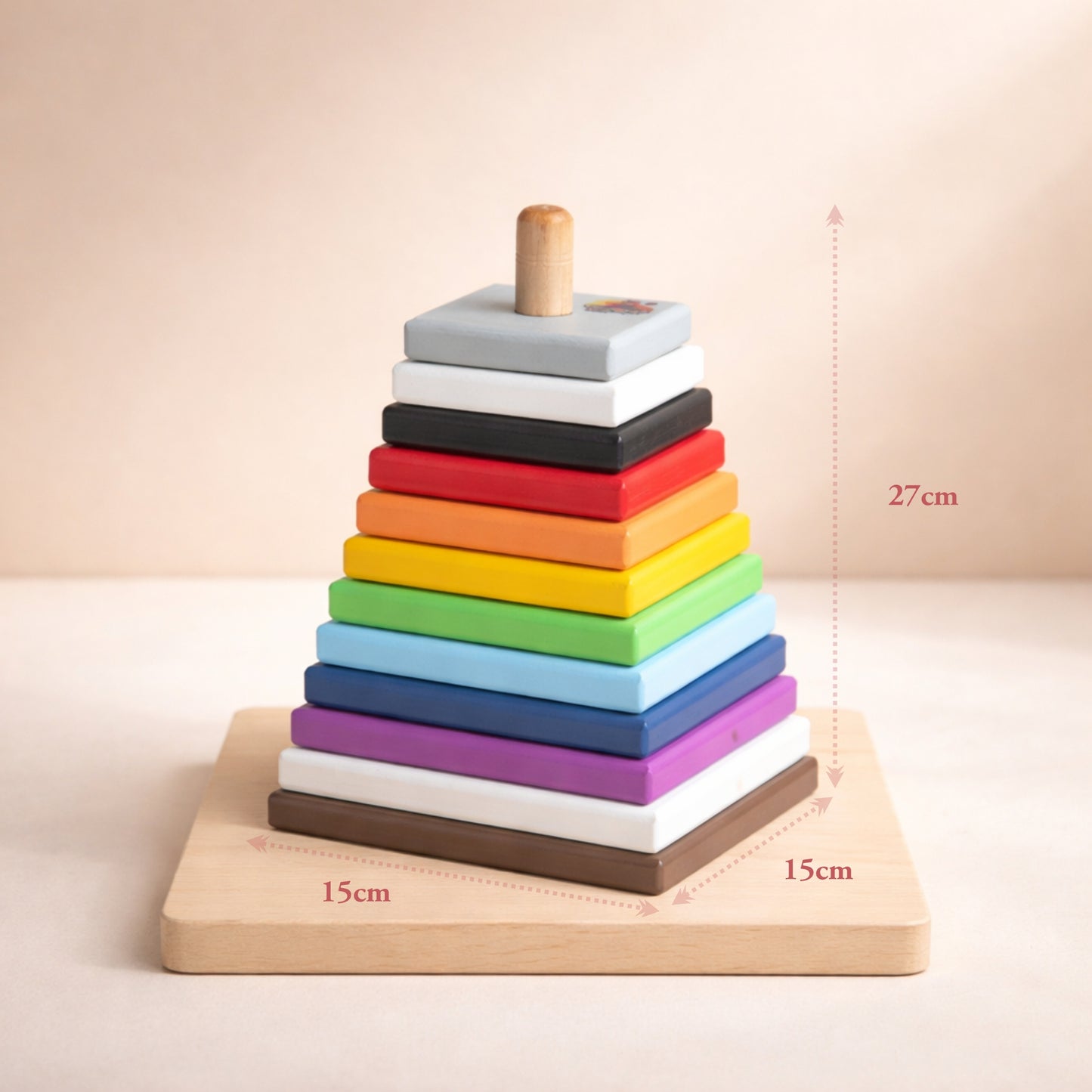 Googoos Wooden Stacking Toy (Pyramid)