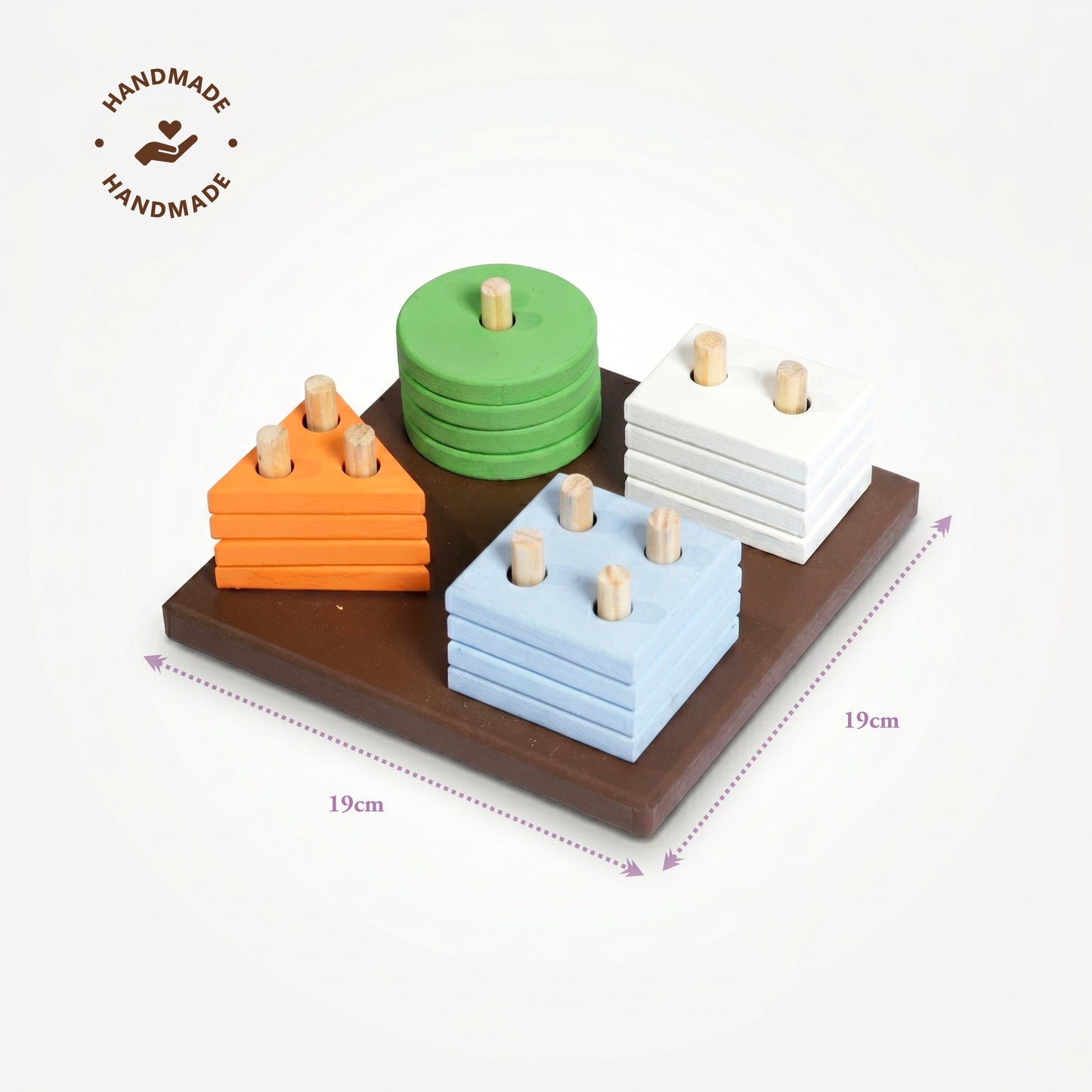 Googoos Wooden Geometric Shape Puzzle