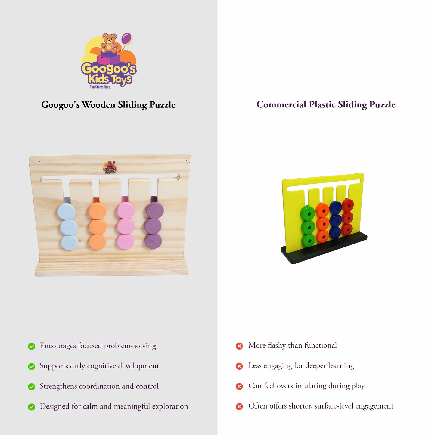 Googoos Montessori Sliding Puzzle