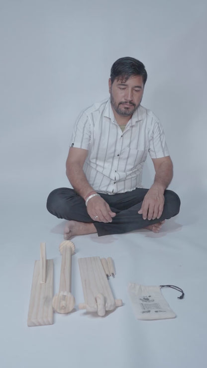 Googoos Handmade Traditional Wooden Push Wagon